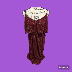 Forever 21 flower dress size Medium with adjustable spaghetti straps